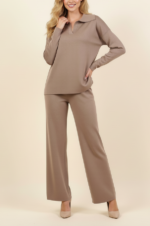 Women's Two Piece Knit Set - 图片 4