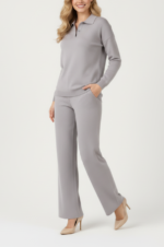 Women's Two Piece Knit Set - 图片 2