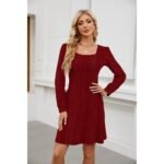Women's  Long Sleeve Dress - 图片 9