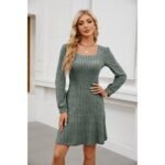 Women's  Long Sleeve Dress - 图片 7
