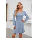 Women's  Long Sleeve Dress - 图片 6