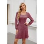 Women's  Long Sleeve Dress - 图片 5