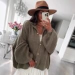 Women's Knitted Cardigan Thick Casual  Sweater - 图片 4